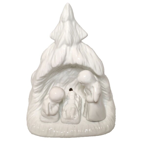 Vintage Christmas Around The World Lighted Nativity Bone China, pre-owned - Picture 6 of 10